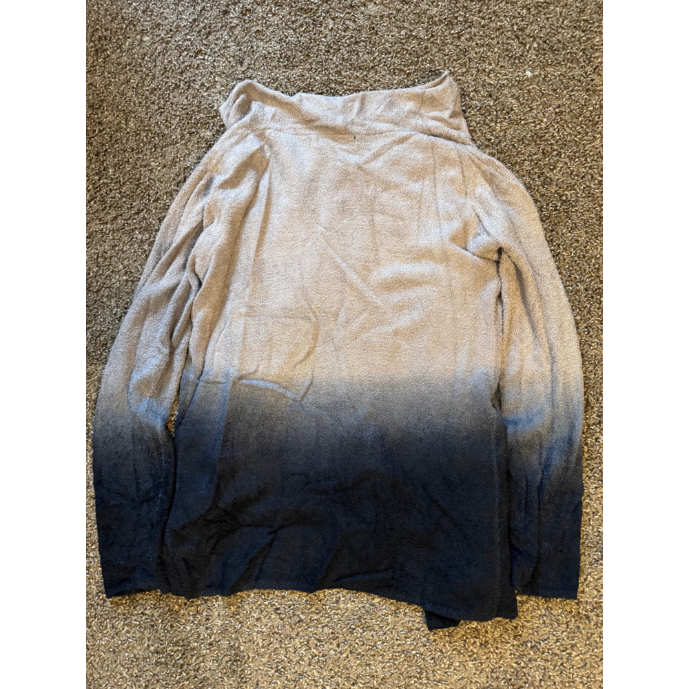Barefoot Dreams Women's Cardigan L Gray Black Ombre - Picture 6 of 6